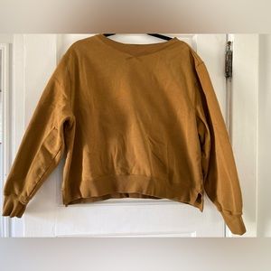 Alex Mill, Mustard, Lakeside sweatshirt, XL